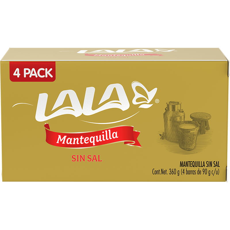 Mantequilla sólida sin sal, Lala