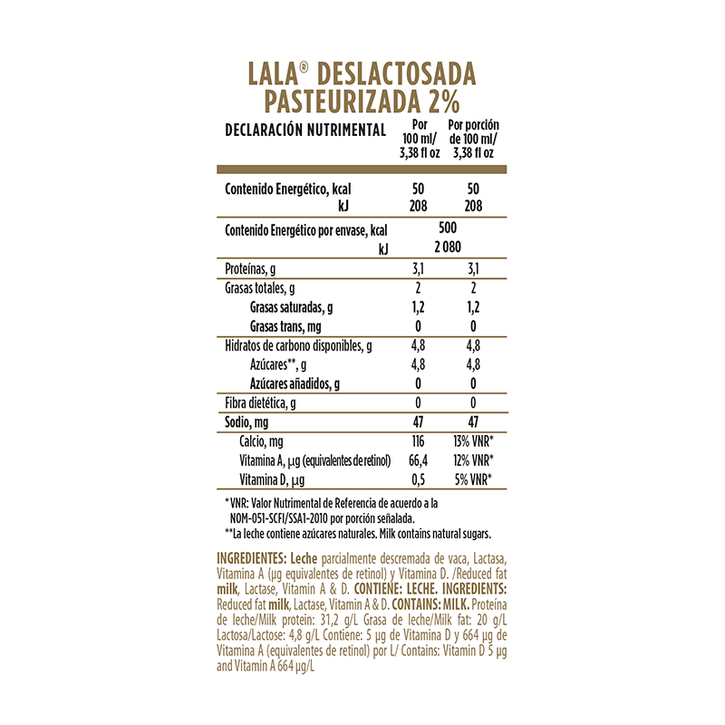 Lala presenta su nueva Leche entera deslactosada